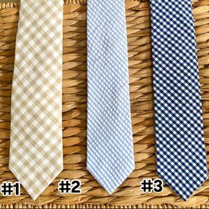 #1 / NWTS / Crew Men's Cotton Ties /  NEVER BEEN WORN
